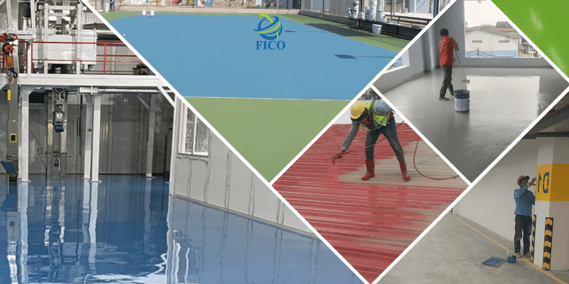 Công trình sơn epoxy FICO
