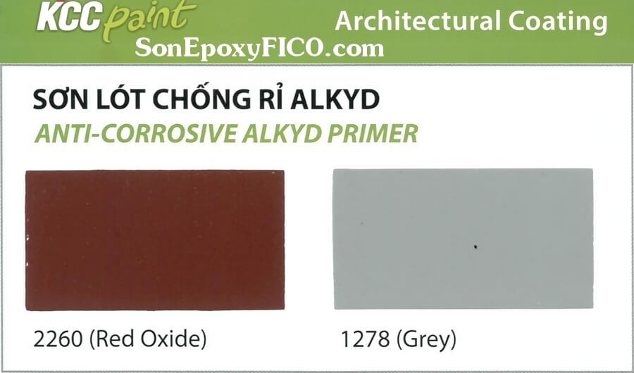 Bảng màu sơn Epoxy KCCpaint Hàn Quốc