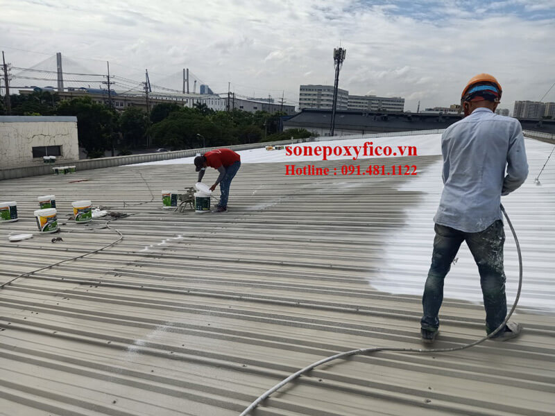 Những lưu ý nhất định phải biết khi thi công sơn chống nóng mái tôn