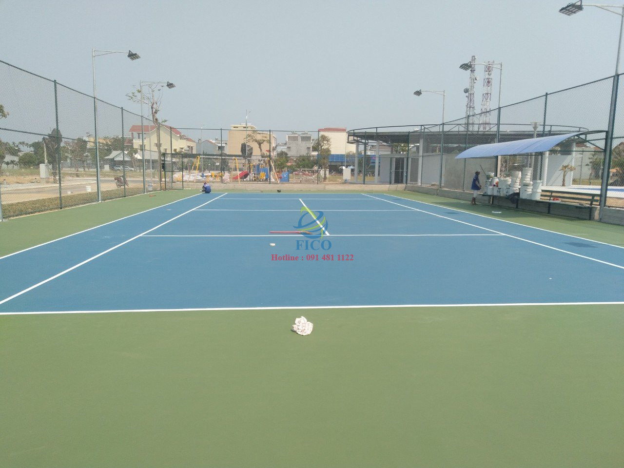 Sơn sân tennis ngoài trời: Tiêu chuẩn – Quy trình – Lưu ý khi thi công