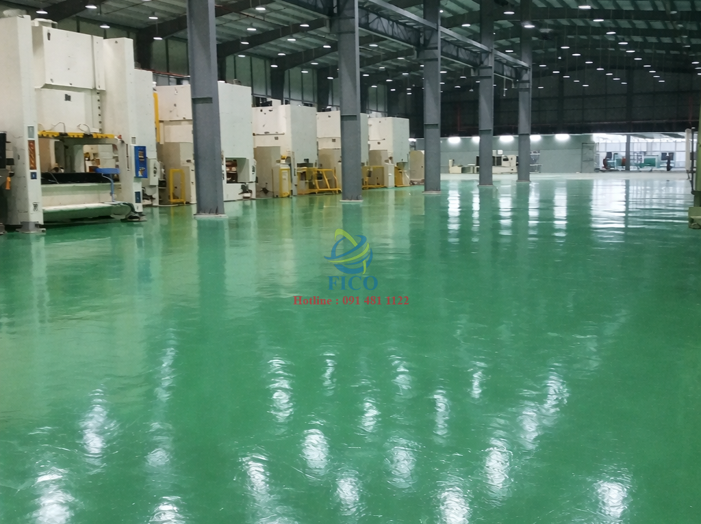 Sàn sơn Epoxy cho kho hàng tải trọng nặng