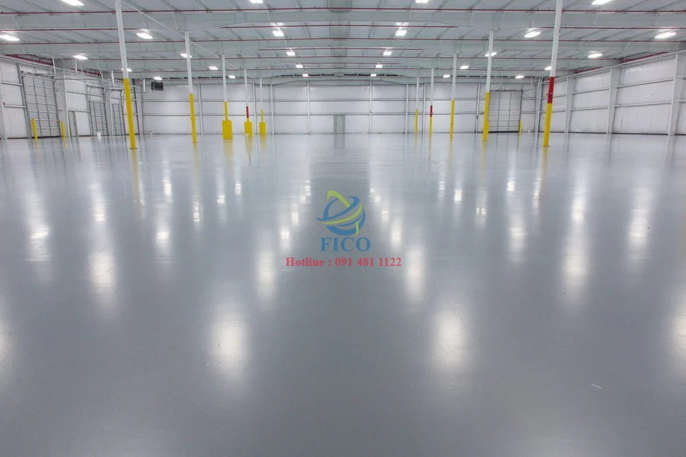 Tiêu chuẩn màu sơn epoxy trong nhà máy hiện đại