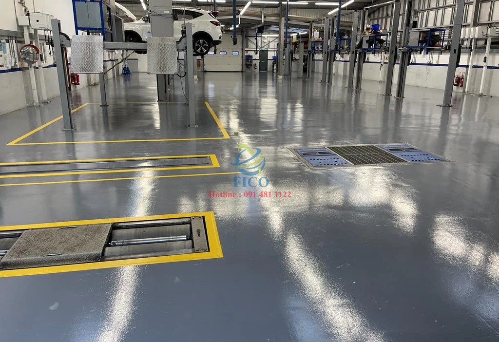 Lý do sơn phủ sàn epoxy được ưa chuộng trong nhà xưởng và công trình