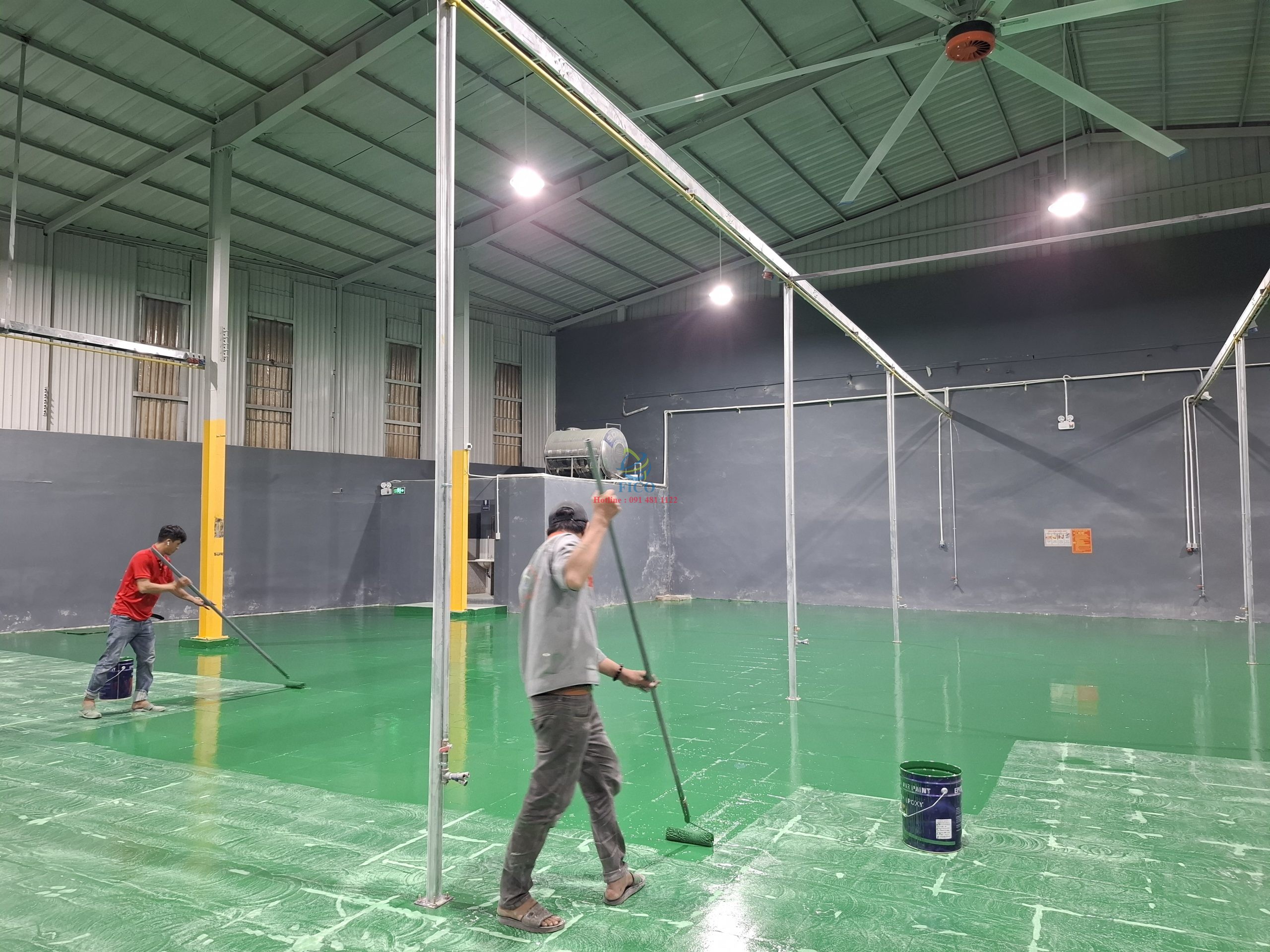 Báo giá sơn sàn nhà xưởng mới nhất và các yếu tố ảnh hưởng