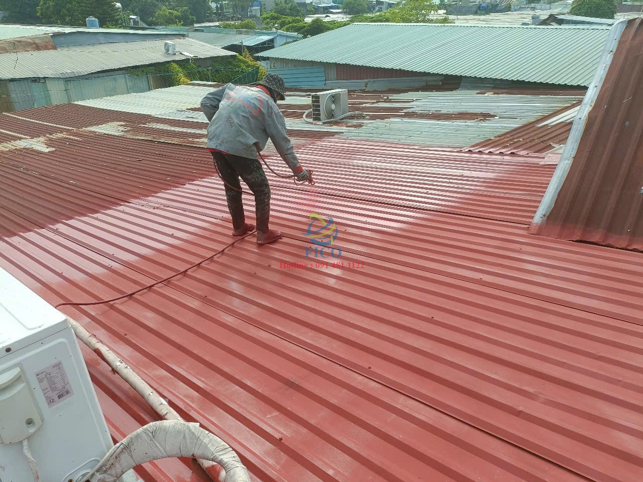 Quy trình thi công sơn chống rỉ mái tôn đạt độ bền cao