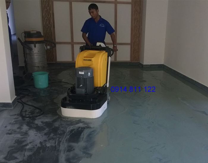 Quy trình thi công hardener dạng lỏng tại Epoxy FICO