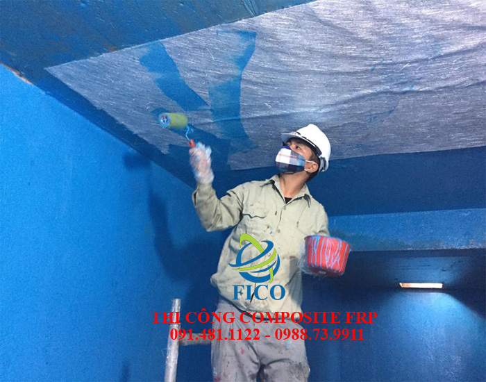 Sơn Composite FRP chống thấm hồ nước thải