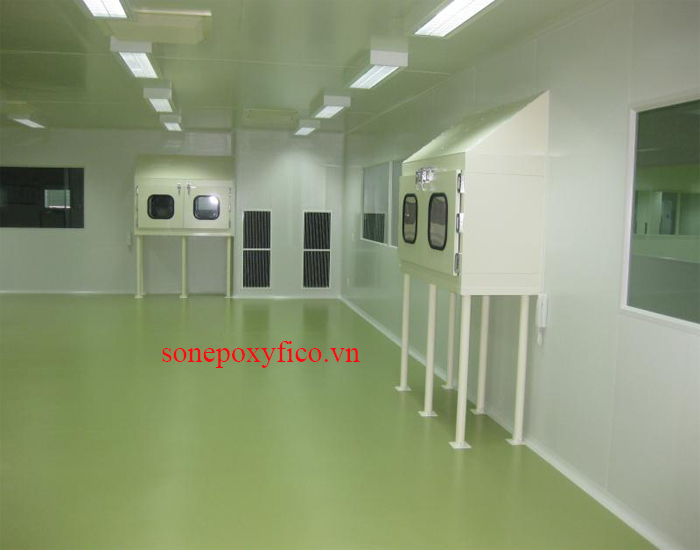 Thi công sơn Epoxy đạt chuẩn GMP