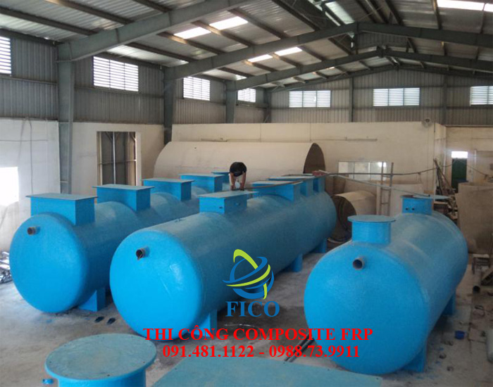 Thi công sơn phủ Composite bồn chứa xăng dầu